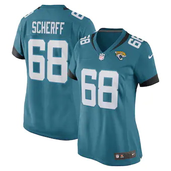 womens-nike-brandon-scherff-teal-jacksonville-jaguars-game-